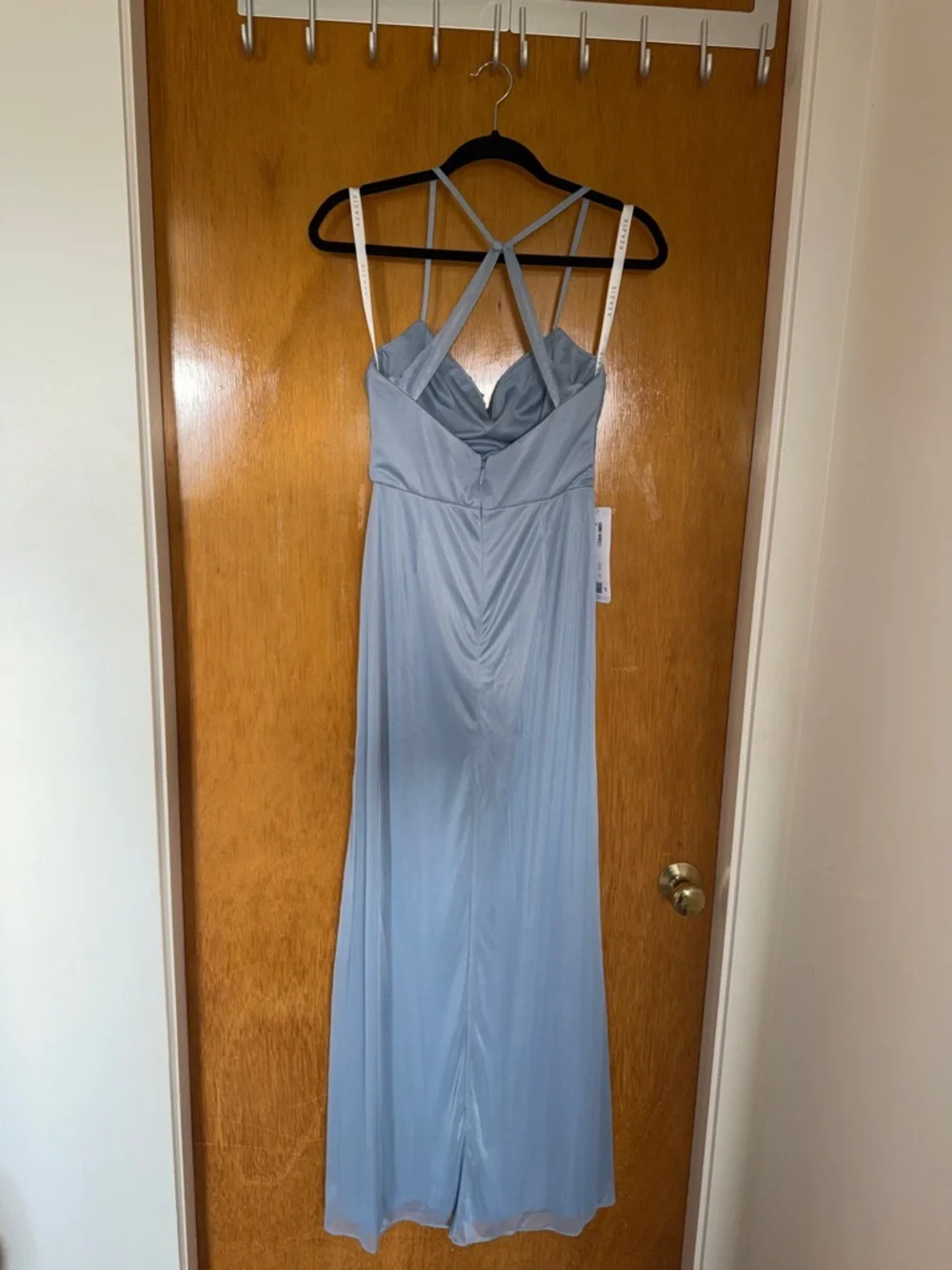 Azazie Ashana Dress in Dusty Blue - Picture 4 of 7